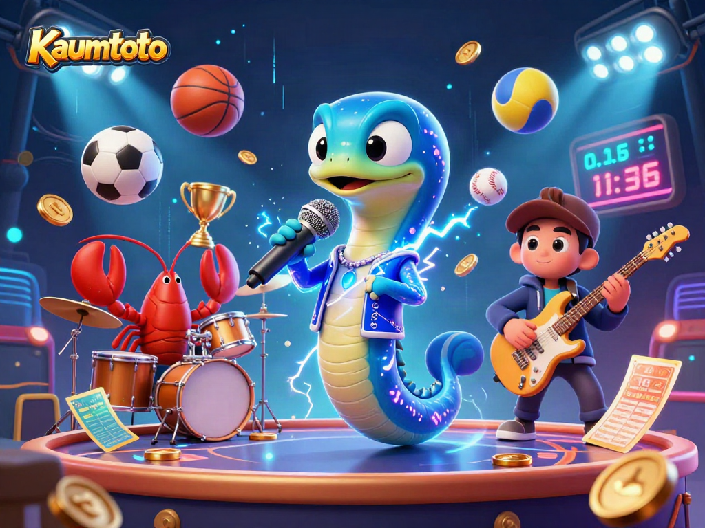 Experience Kaumtoto's dynamic underwater casino with a DJ electric eel and backup band.